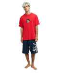 The Quiksilver Mens Echo T-Shirt in Salsa