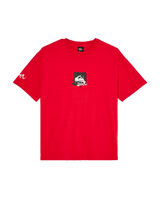 The Quiksilver Mens Echo T-Shirt in Salsa