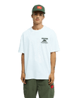 The Quiksilver Mens Bob Marley Uprising T-Shirt in Snow White