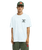 The Quiksilver Mens Bob Marley Uprising T-Shirt in Snow White
