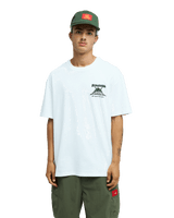 The Quiksilver Mens Bob Marley Uprising T-Shirt in Snow White