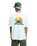 The Quiksilver Mens Bob Marley Uprising T-Shirt in Snow White
