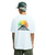 The Quiksilver Mens Bob Marley Uprising T-Shirt in Snow White