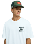 The Quiksilver Mens Bob Marley Uprising T-Shirt in Snow White
