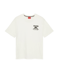 The Quiksilver Mens Bob Marley Uprising T-Shirt in Snow White
