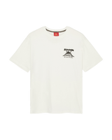 The Quiksilver Mens Bob Marley Uprising T-Shirt in Snow White
