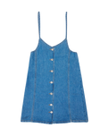 The Roxy Girls Girls Radiant Skies Dress in Surf Wash