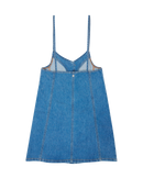 The Roxy Girls Girls Radiant Skies Dress in Surf Wash