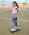The Roxy Girls Girls Dawn Patrol Mid Lava Jeans in Lava