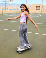 The Roxy Girls Girls Dawn Patrol Mid Lava Jeans in Lava