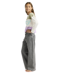 The Roxy Girls Girls Dawn Patrol Mid Lava Jeans in Lava