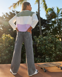 The Roxy Girls Girls Dawn Patrol Mid Lava Jeans in Lava