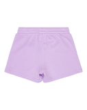 Girls Surf Feeling Terry Jogger Shorts in Crocus Petal