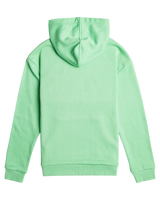 The Roxy Girls Girls Surf Feeling Hoodie in Zephyr Green