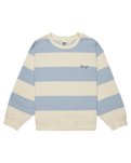 The Roxy Girls Girls Little Things Sweatshirt in Skyway Strictly Stripe