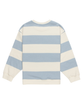 The Roxy Girls Girls Little Things Sweatshirt in Skyway Strictly Stripe