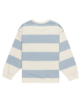 The Roxy Girls Girls Little Things Sweatshirt in Skyway Strictly Stripe