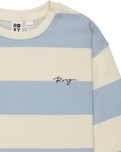 The Roxy Girls Girls Little Things Sweatshirt in Skyway Strictly Stripe