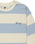 The Roxy Girls Girls Little Things Sweatshirt in Skyway Strictly Stripe