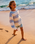 The Roxy Girls Girls Little Things Sweatshirt in Skyway Strictly Stripe