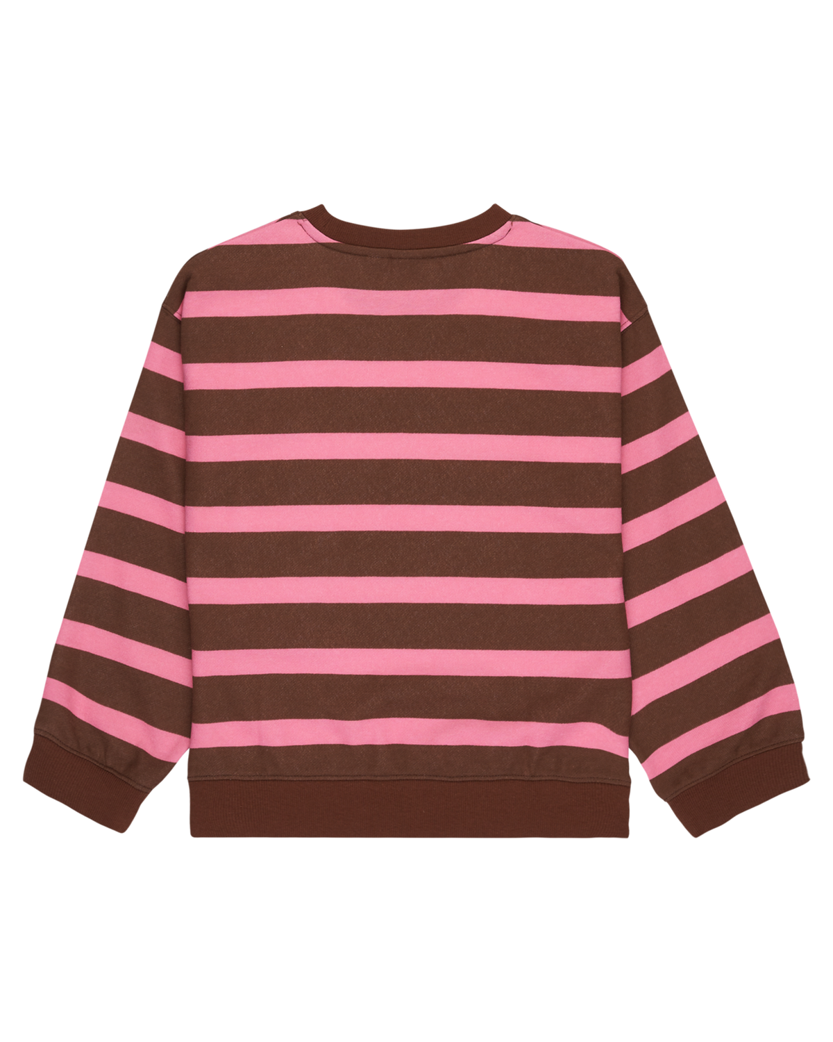 The Roxy Girls Girls Little Things Sweatshirt in Tiramisu Strictly Stripe