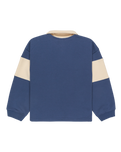 The Roxy Girls Girls Iconic Waves Sweatshirt in Vintage Indigo