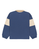 The Roxy Girls Girls Iconic Waves Sweatshirt in Vintage Indigo