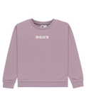 The Roxy Girls Girls Surf Feeling Sweatshirt in Nirvana