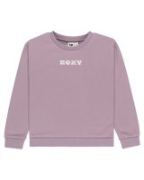 The Roxy Girls Girls Surf Feeling Sweatshirt in Nirvana