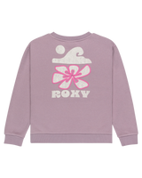 The Roxy Girls Girls Surf Feeling Sweatshirt in Nirvana