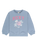 The Roxy Girls Girls Morning Hike Sweatshirt in Blue Blizzard