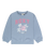 The Roxy Girls Girls Morning Hike Sweatshirt in Blue Blizzard