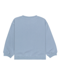 The Roxy Girls Girls Morning Hike Sweatshirt in Blue Blizzard