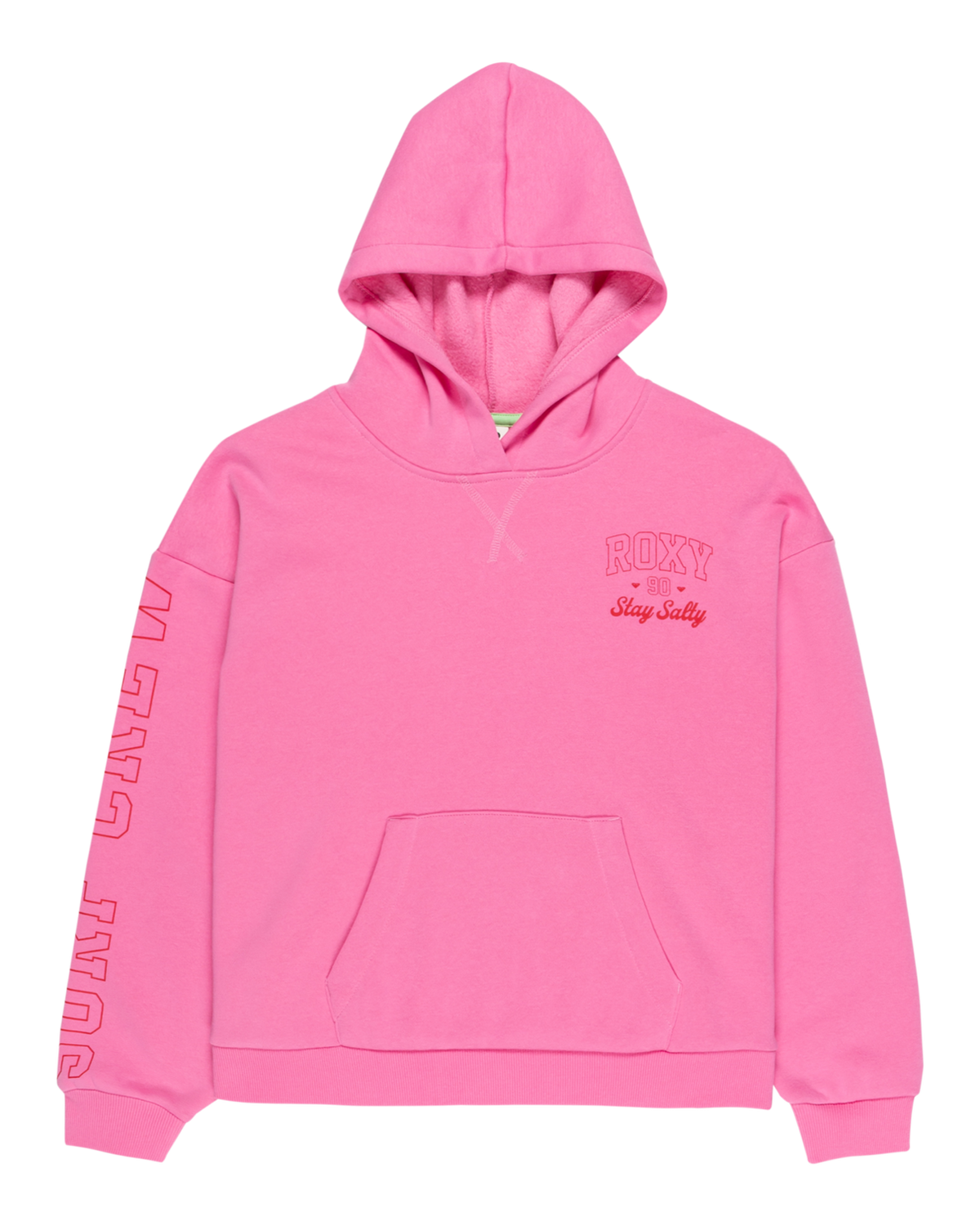 The Roxy Girls Girls Hope You Dance Hoodie in Pink Cosmos