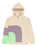 The Roxy Girls Girls Remember The Name Hoodie in Parchment