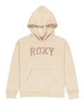 The Roxy Girls Girls Surf Feeling Hoodie in Parchment