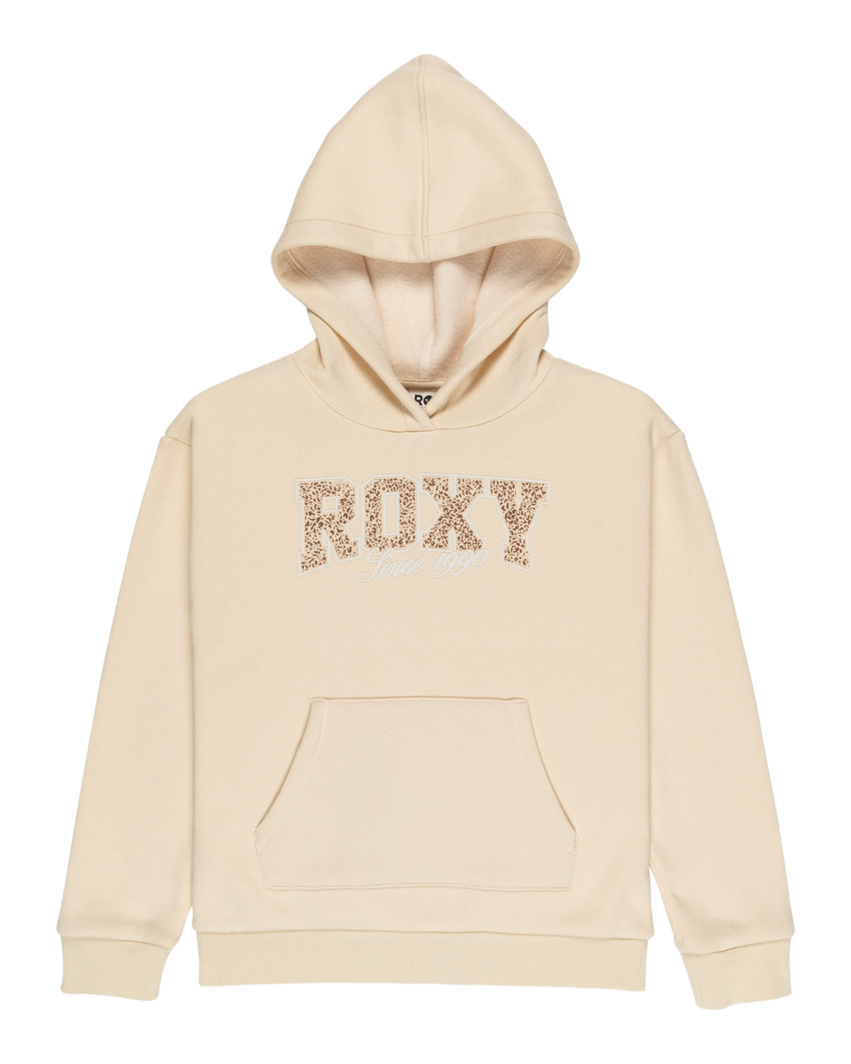 The Roxy Girls Girls Surf Feeling Hoodie in Parchment