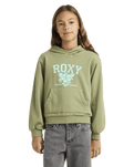 Girls Hope You Trust 2 Hoodie in Oil Green