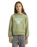 Girls Hope You Trust 2 Hoodie in Oil Green