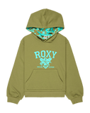 Girls Hope You Trust 2 Hoodie in Oil Green
