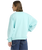 The Roxy Girls Girls Lineup Sweatshirt in Aqua Splash