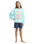 The Roxy Girls Girls Lineup Sweatshirt in Aqua Splash