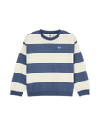 Girls Little Things Sweatshirt in Vintage Indigo Strictly Stripe