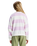 The Roxy Girls Girls Little Things Sweatshirt in Crocus Petal Strictly Stripe