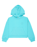 Girls Surfing By Daylight Hoodie in Aqua Splash