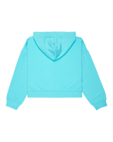 Girls Surfing By Daylight Hoodie in Aqua Splash