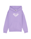 The Roxy Girls Girls Surf Feeling Hoodie in Viola