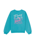 The Roxy Girls Girls Lineup Sweatshirt in Baltic