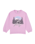 The Roxy Girls Girls Morning Hike Hoodie in Pink Lavender
