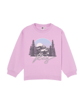 The Roxy Girls Girls Morning Hike Hoodie in Pink Lavender